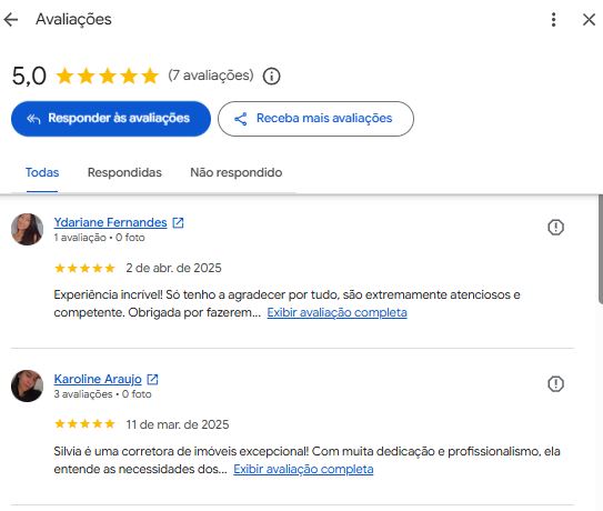 Avaliações de Clientes